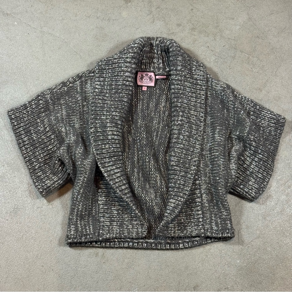 Juicy Couture Gray Knit Cardigan